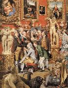 ZOFFANY  Johann The Tribuna of the Uffizi (detail) china oil painting reproduction